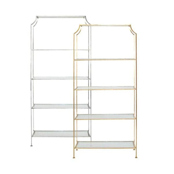 Worlds Away New Arrivals Chloe Etagere Gold Leaf 1 Worlds Away New Arrivals Chloe Etagere Gold Leaf