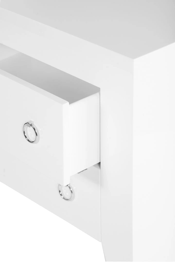 Worlds Away Easton White Side Table Nickel New Arrivals 3 Worlds Away Easton White Side Table Nickel New Arrivals