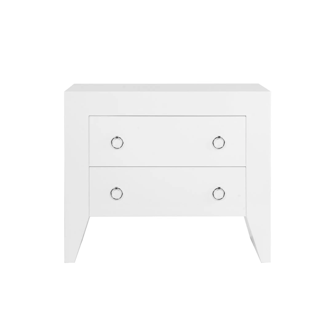 Worlds Away Easton White Side Table Nickel New Arrivals 1 Worlds Away Easton White Side Table Nickel New Arrivals