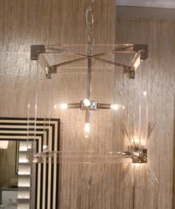 Worlds Away Eli Pendant Nickel New Arrivals