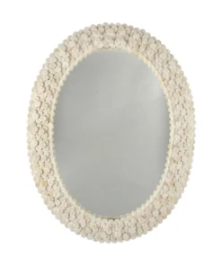 Worlds Away New Arrivals Heather Oval Wall Mirror