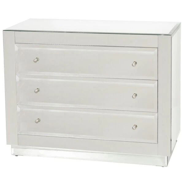 Worlds Away Katie 3 Drawer Chest Mirror 1 Worlds Away Katie 3 Drawer Chest Mirror