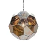 Worlds Away New Arrivals Knox Pendant Antique Mirrored