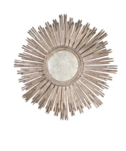 Worlds Away New Arrivals Margeaux Mirror Silver Leaf
