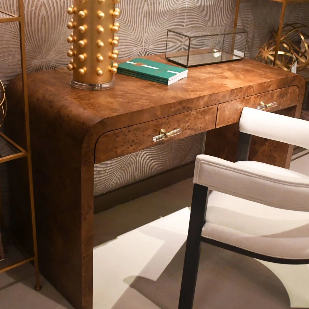 Worlds Away Petra Desk Dark Burl Wood 4 Worlds Away Petra Desk Dark Burl Wood