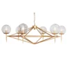 Worlds Away New Arrivals Rowan Chandelier Gold