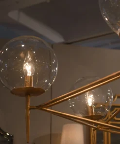 Worlds Away New Arrivals Rowan Chandelier Gold