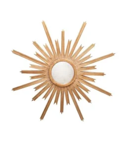 Worlds Away New Arrivals Starlata Mirror Gold Leaf
