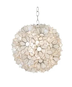 Worlds Away Venus Pendant Natural Capiz New Arrivals