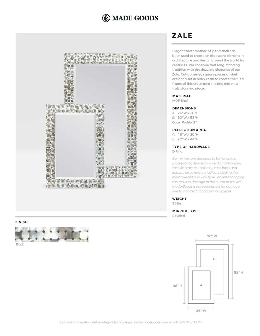 Made Goods Zale Mirror Small 4 Made Goods Zale Mirror Small