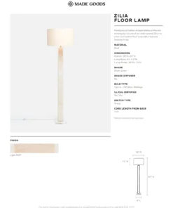 Made Goods Zilia Floor Lamp New Arrivals 7 Made Goods Zilia Floor Lamp New Arrivals