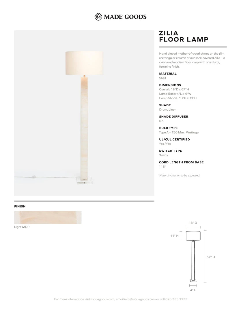 Made Goods Zilia Floor Lamp New Arrivals 4 Made Goods Zilia Floor Lamp New Arrivals