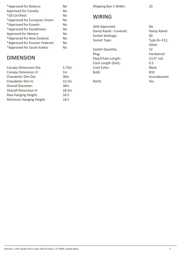 Arteriors Home Zanadoo Fixed Chandelier Antique Brass 7 Arteriors Home Zanadoo Fixed Chandelier Antique Brass