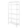 Worlds Away Addie Etagere Silver Leaf