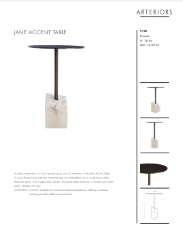 Arteriors Home Jane Accent Table New Arrivals 7 Arteriors Home Jane Accent Table New Arrivals
