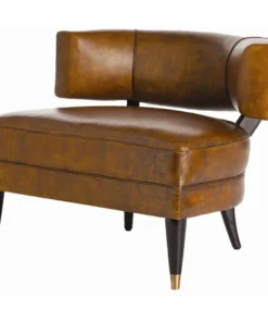 Arteriors Home Laurent Chair Mottled Brown
