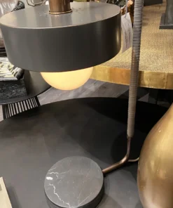 Arteriors Home New Arrivals Aaron Lamp Black Marble
