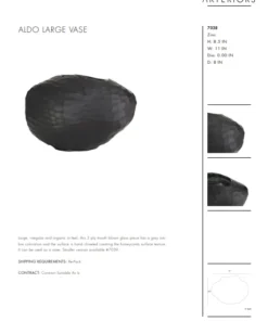 Arteriors Home Aldo Large Vase 11 Arteriors Home Aldo Large Vase