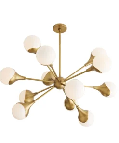 Arteriors Home Augustus Chandelier Antique Brass New Arrivals