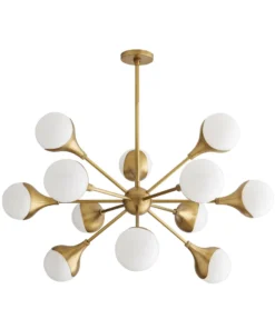 Arteriors Home Augustus Chandelier Antique Brass New Arrivals