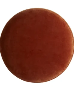 Arteriors Home Avalon Ottoman Persimmon Velvet