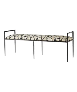 Arteriors Home Barbana Bench Ocelot Embroidery New Arrivals