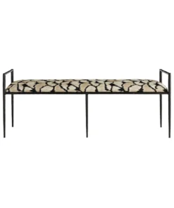 Arteriors Home Barbana Bench Ocelot Embroidery New Arrivals 11 Arteriors Home Barbana Bench Ocelot Embroidery New Arrivals