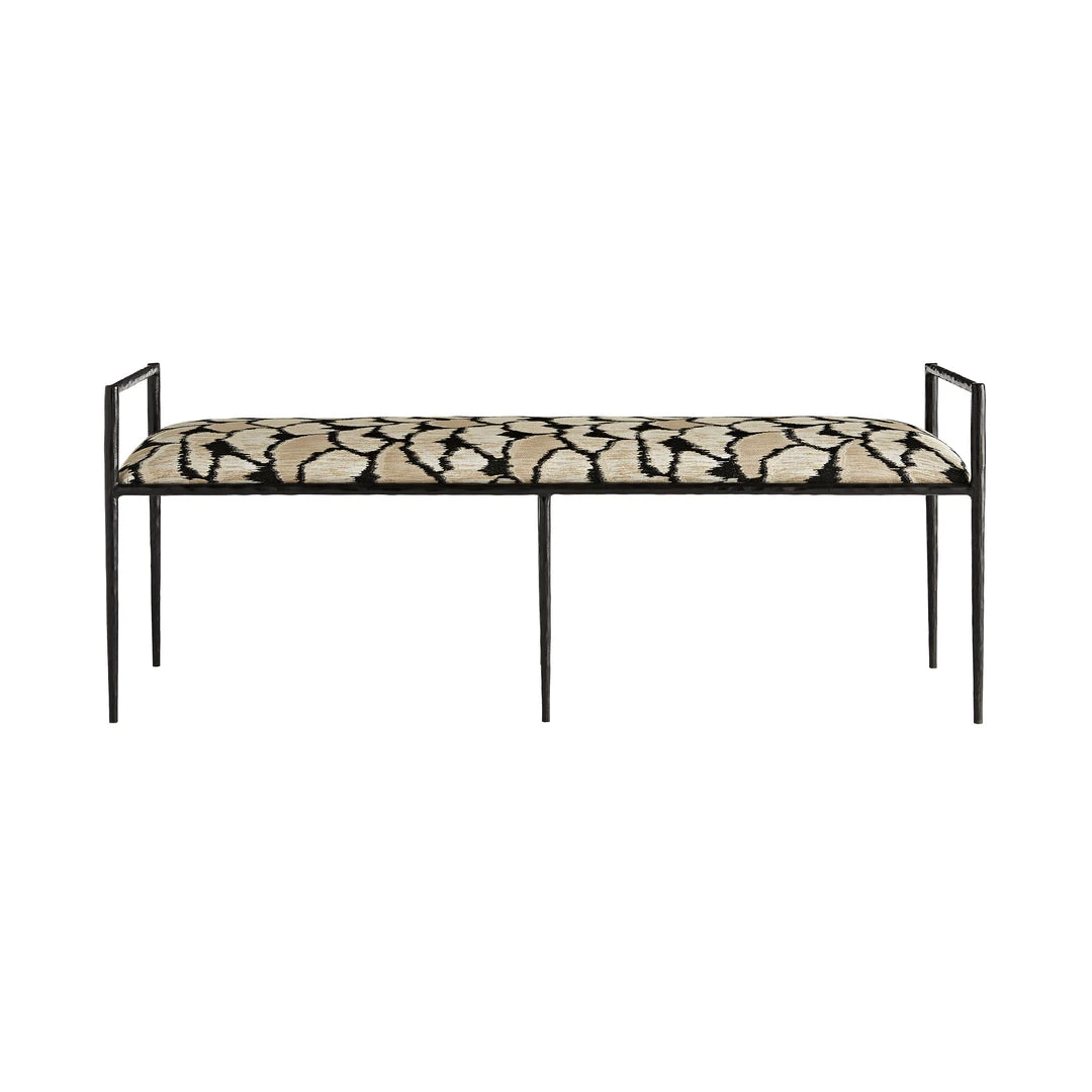 Arteriors Home Barbana Bench Ocelot Embroidery New Arrivals 3 Arteriors Home Barbana Bench Ocelot Embroidery New Arrivals