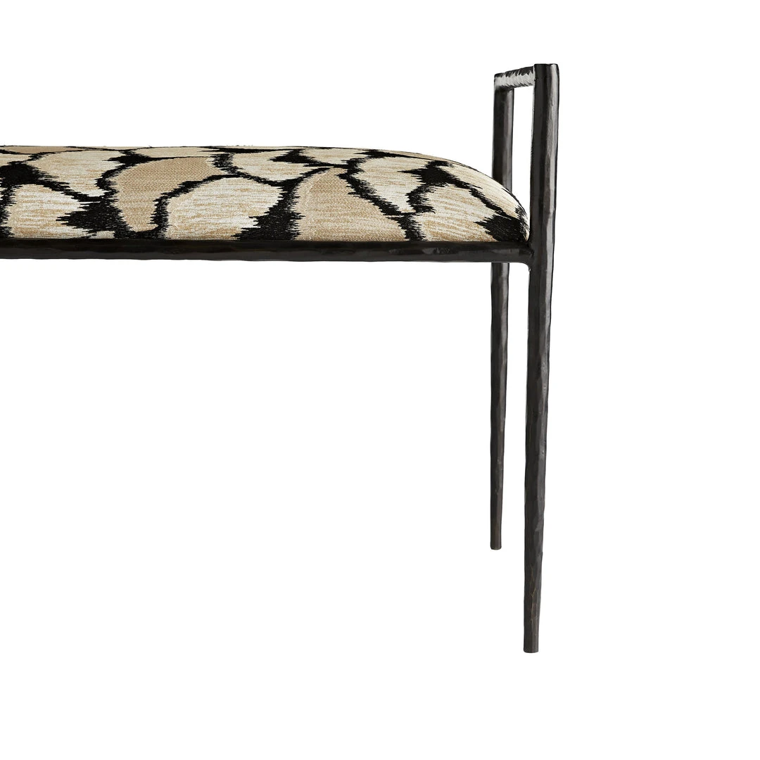 Arteriors Home Barbana Bench Ocelot Embroidery New Arrivals 5 Arteriors Home Barbana Bench Ocelot Embroidery New Arrivals