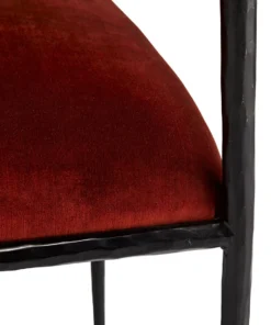 Arteriors Home Barbana Chair Paprika Velvet New Arrivals
