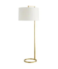 Arteriors Home Belden Floor Lamp Antique Brass