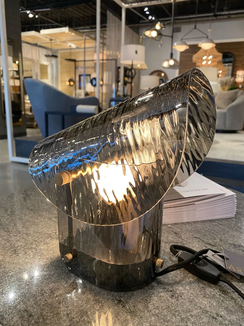 Arteriors Home Bend Accent Lamp Smoke New Arrivals 8 Arteriors Home Bend Accent Lamp Smoke New Arrivals