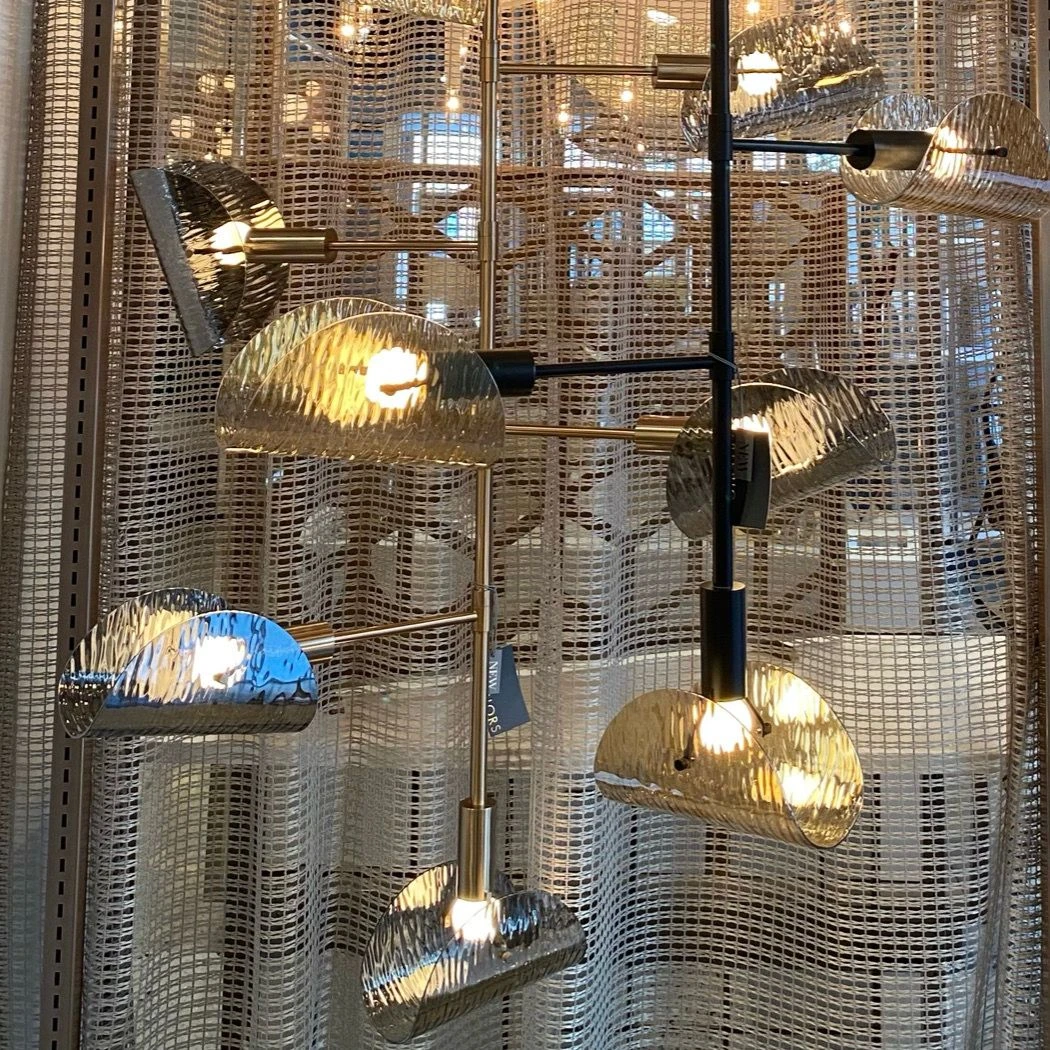 Arteriors Home New Arrivals Bend Chandelier Amber Steel 3 Arteriors Home New Arrivals Bend Chandelier Amber Steel