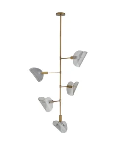 Arteriors Home New Arrivals Bend Chandelier Smoke Brass 19 Arteriors Home New Arrivals Bend Chandelier Smoke Brass