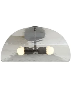 Arteriors Home New Arrivals Bend Flushmount Smoke And Steel 13 Arteriors Home New Arrivals Bend Flushmount Smoke And Steel