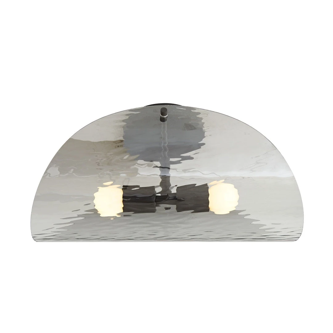 Arteriors Home New Arrivals Bend Flushmount Smoke And Steel 5 Arteriors Home New Arrivals Bend Flushmount Smoke And Steel