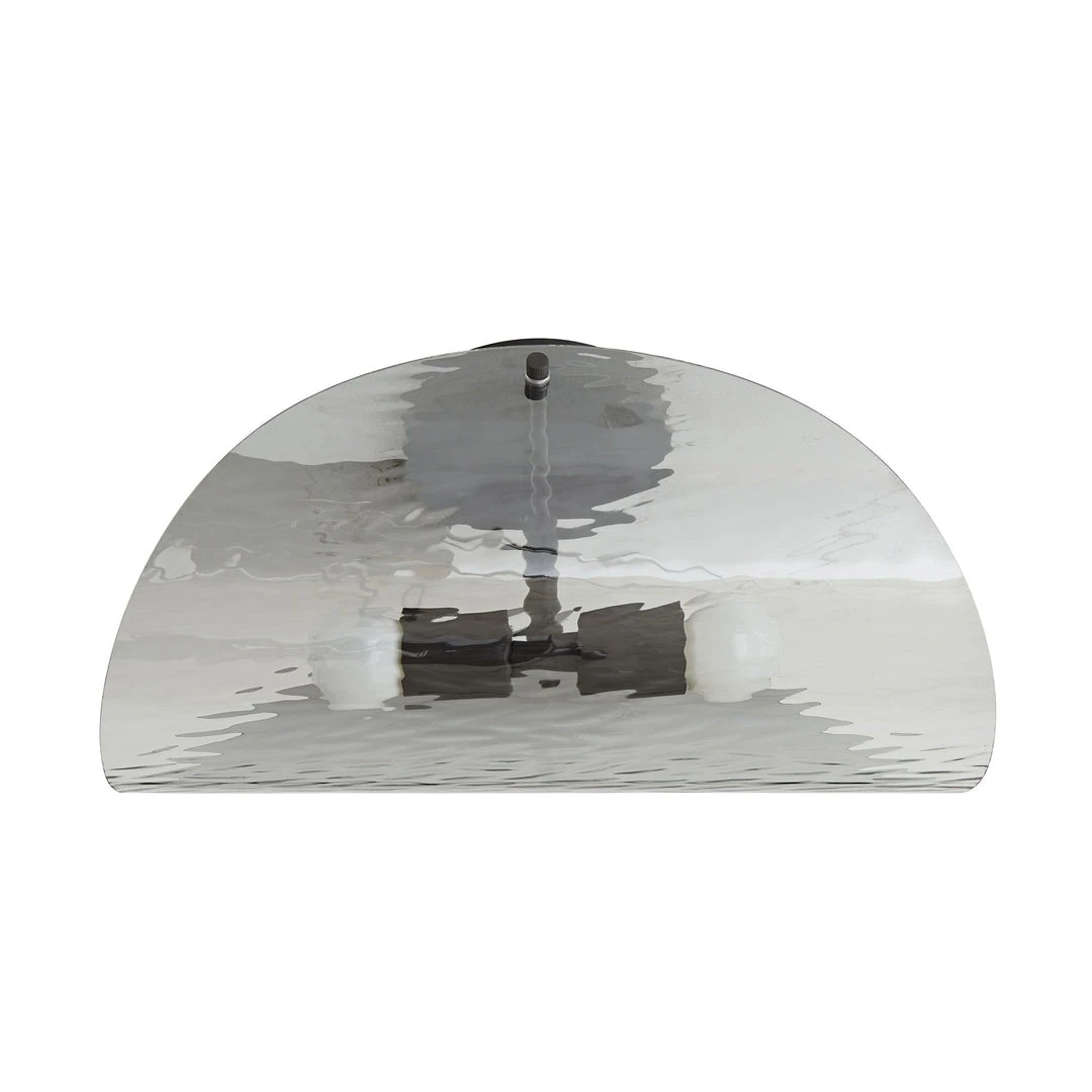 Arteriors Home New Arrivals Bend Flushmount Smoke And Steel 4 Arteriors Home New Arrivals Bend Flushmount Smoke And Steel