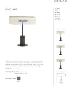 Arteriors Home Bend Lamp Amber New Arrivals 21 Arteriors Home Bend Lamp Amber New Arrivals