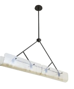 Arteriors Home New Arrivals Bend Linear Pendant Amber Steel 19 Arteriors Home New Arrivals Bend Linear Pendant Amber Steel