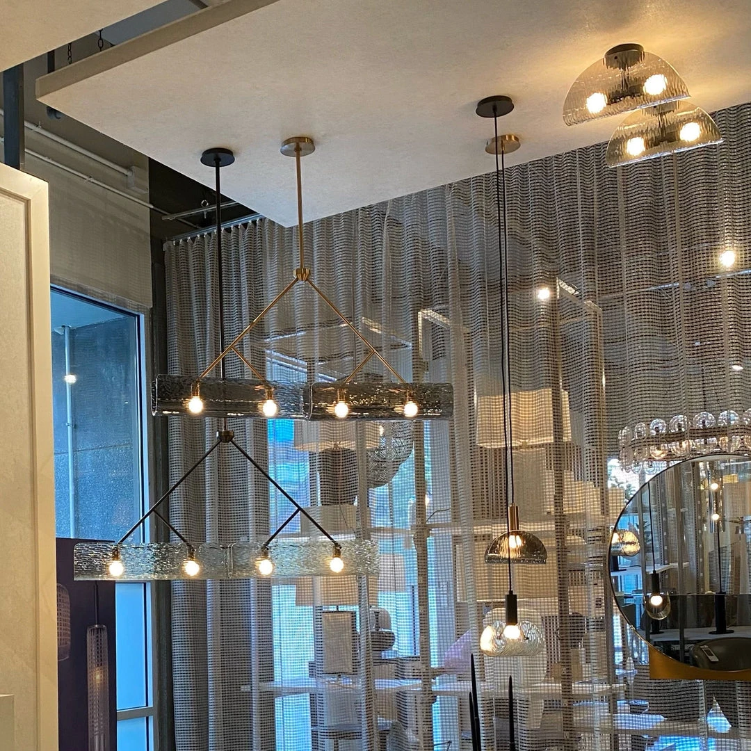 Arteriors Home New Arrivals Bend Linear Pendant Amber Steel 3 Arteriors Home New Arrivals Bend Linear Pendant Amber Steel