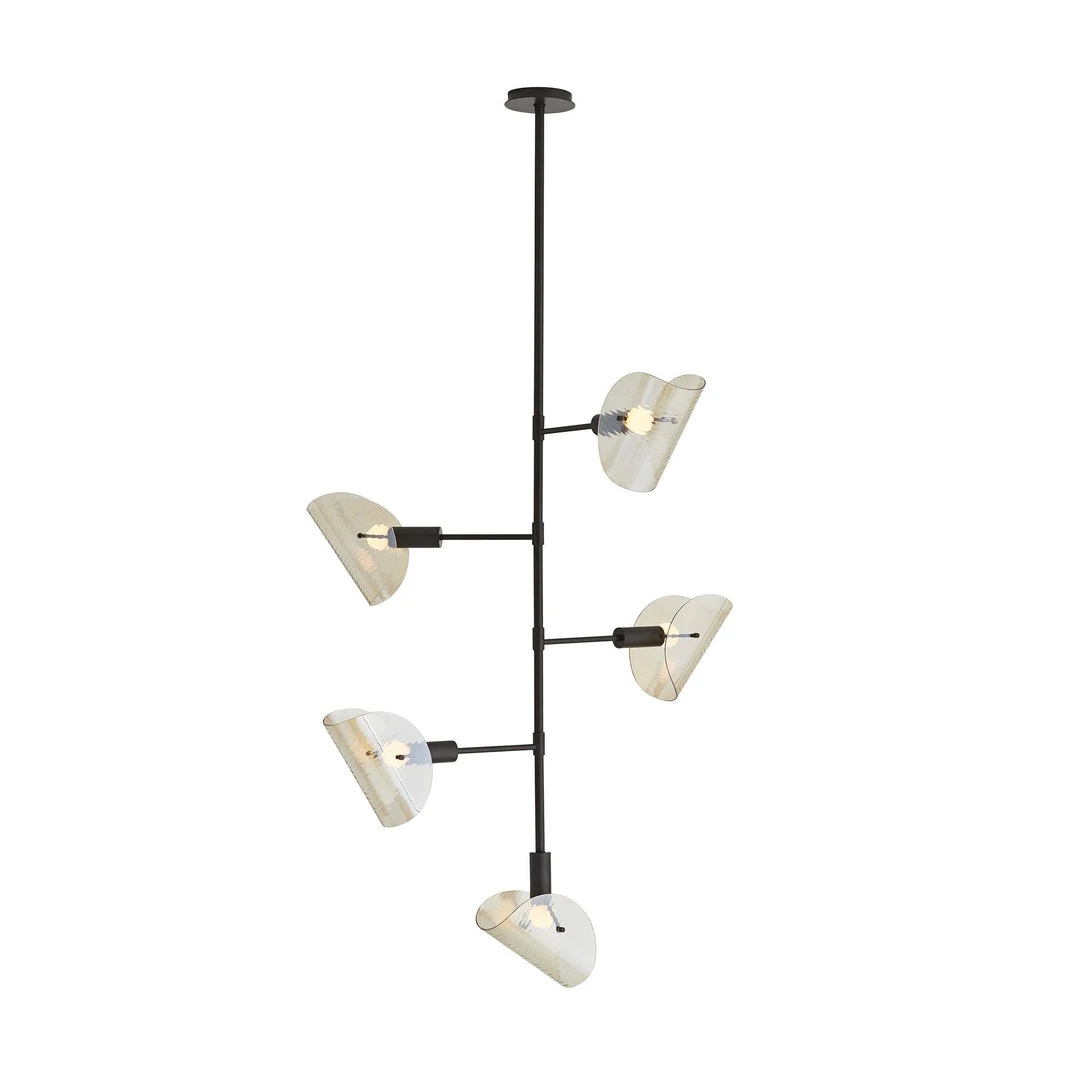 Arteriors Home New Arrivals Bend Chandelier Amber Steel 9 Arteriors Home New Arrivals Bend Chandelier Amber Steel