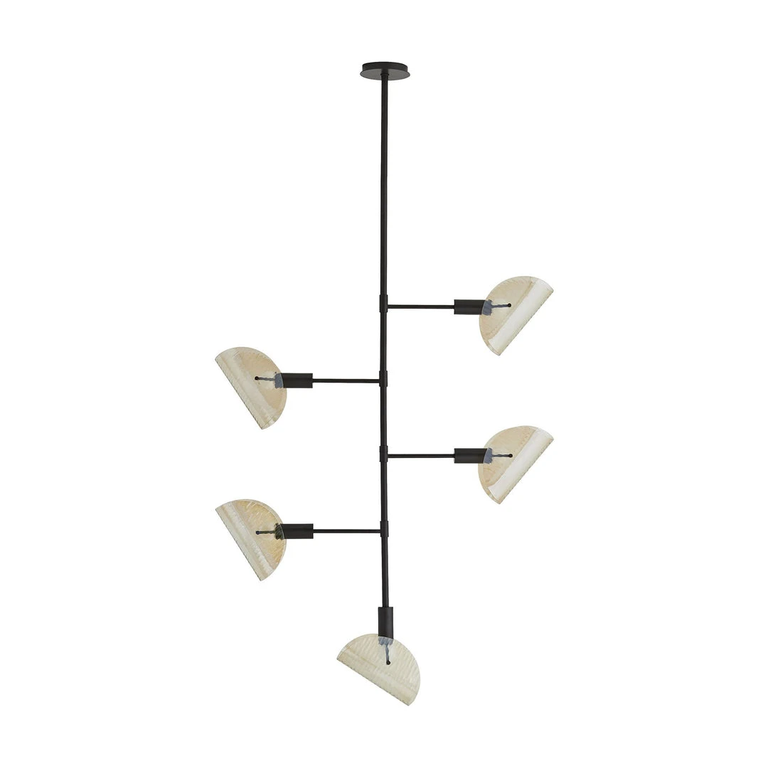 Arteriors Home New Arrivals Bend Chandelier Amber Steel 1 Arteriors Home New Arrivals Bend Chandelier Amber Steel