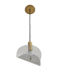 Arteriors Home New Arrivals Bend Pendant Smoke Brass