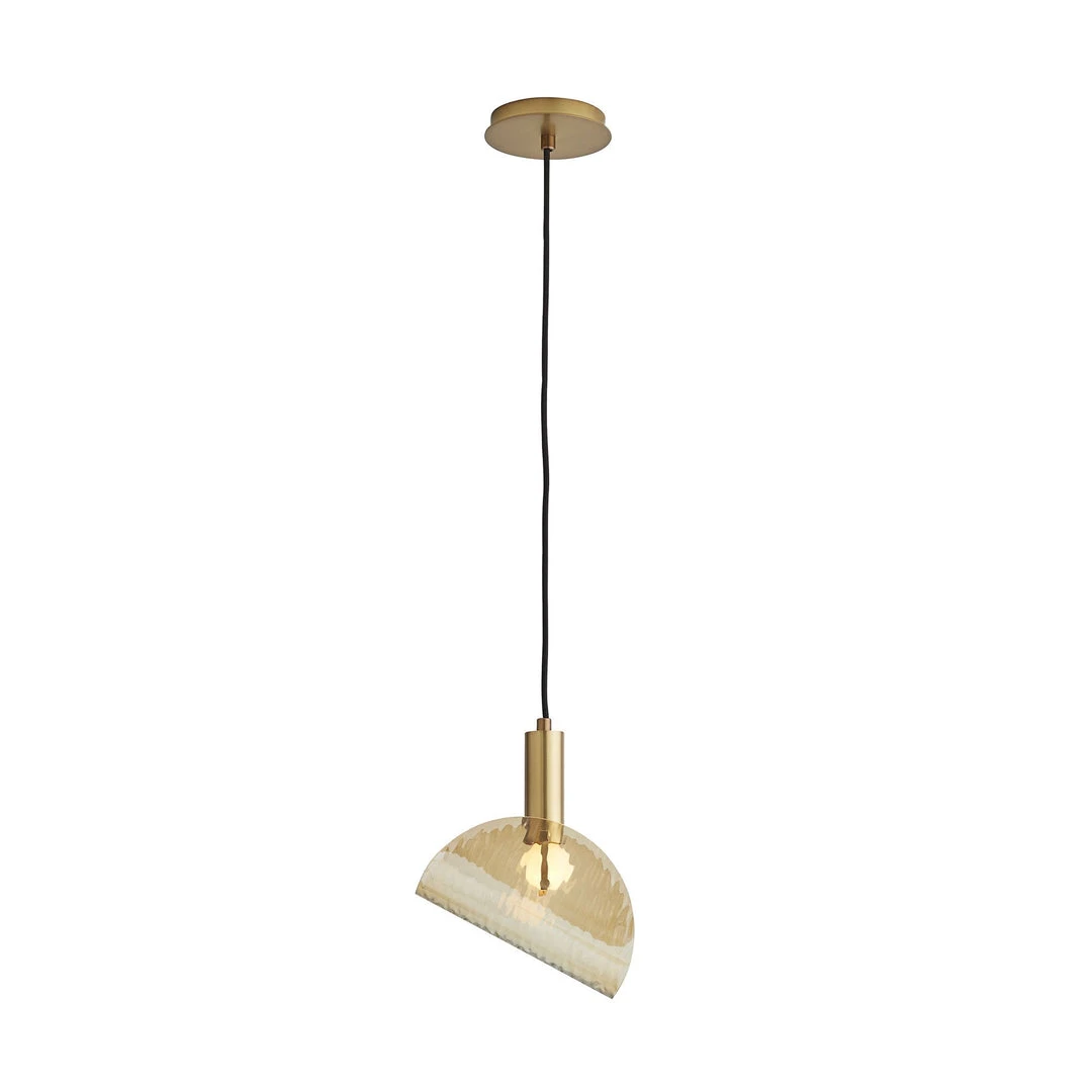 Arteriors Home Bend Pendant Amber Brass New Arrivals 4 Arteriors Home Bend Pendant Amber Brass New Arrivals