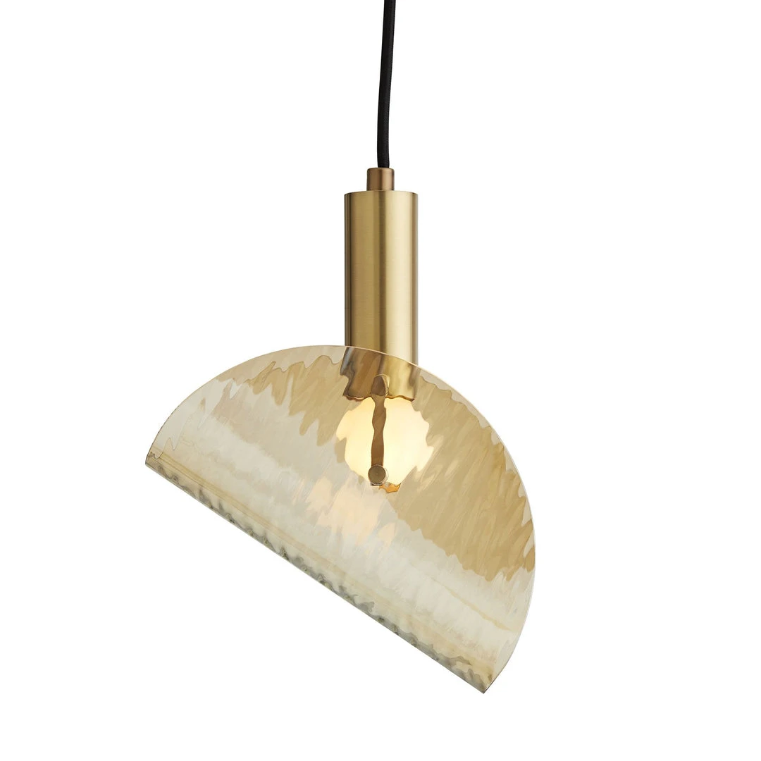 Arteriors Home Bend Pendant Amber Brass New Arrivals 2 Arteriors Home Bend Pendant Amber Brass New Arrivals