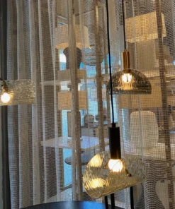 Arteriors Home New Arrivals Bend Pendant Smoke Brass