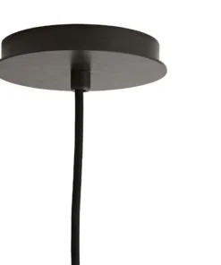 Arteriors Home Bend Pendant Amber Steel