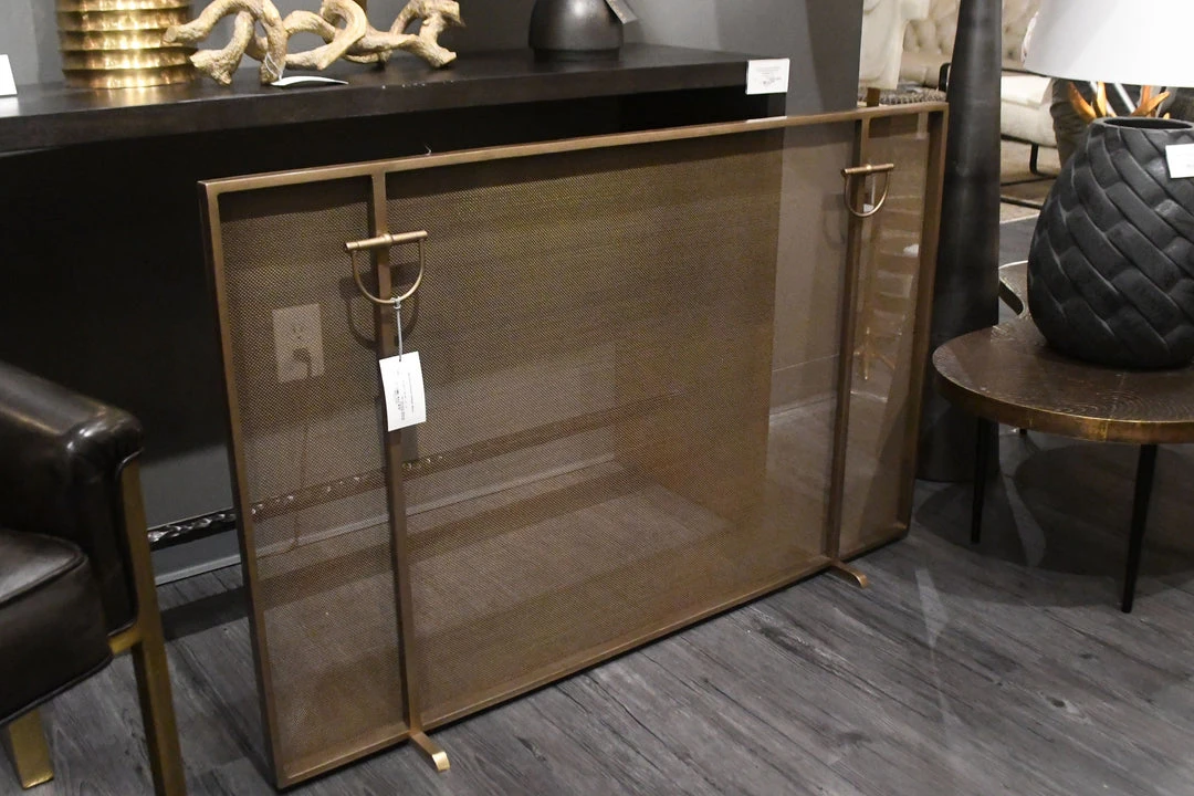 Arteriors Home New Arrivals Brooklyn Fireplace Screen Antique Brass 7 Arteriors Home New Arrivals Brooklyn Fireplace Screen Antique Brass