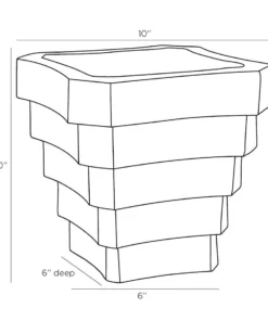 Arteriors Home Cantilever Small Planter New Arrivals 15 Arteriors Home Cantilever Small Planter New Arrivals