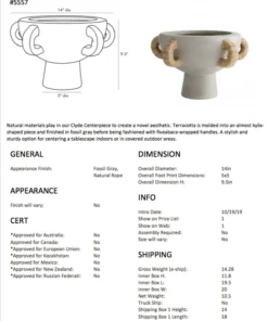 Arteriors Home Clyde Centerpiece New Arrivals 27 Arteriors Home Clyde Centerpiece New Arrivals